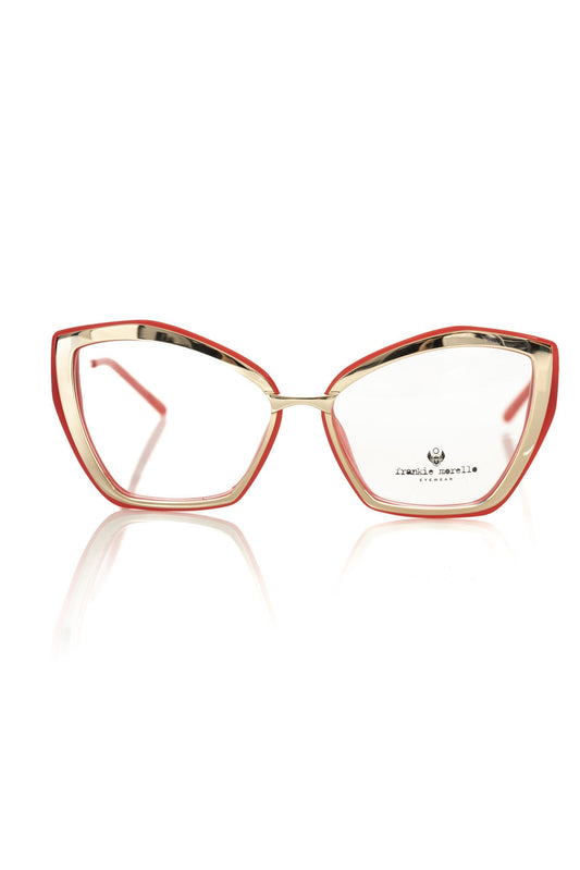 Frankie Morello Schicke Butterfly-Modellbrille mit goldenen Akzenten