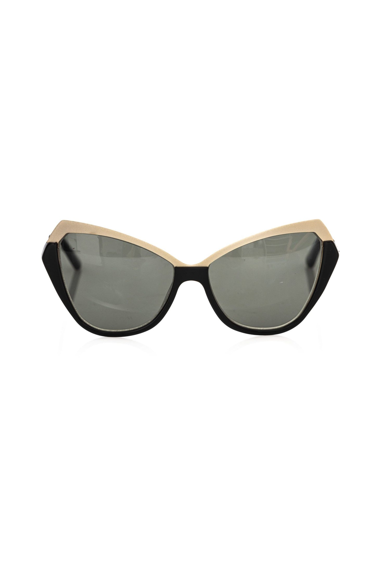 Frankie Morello Schicke zweifarbige Cat-Eye-Sonnenbrille