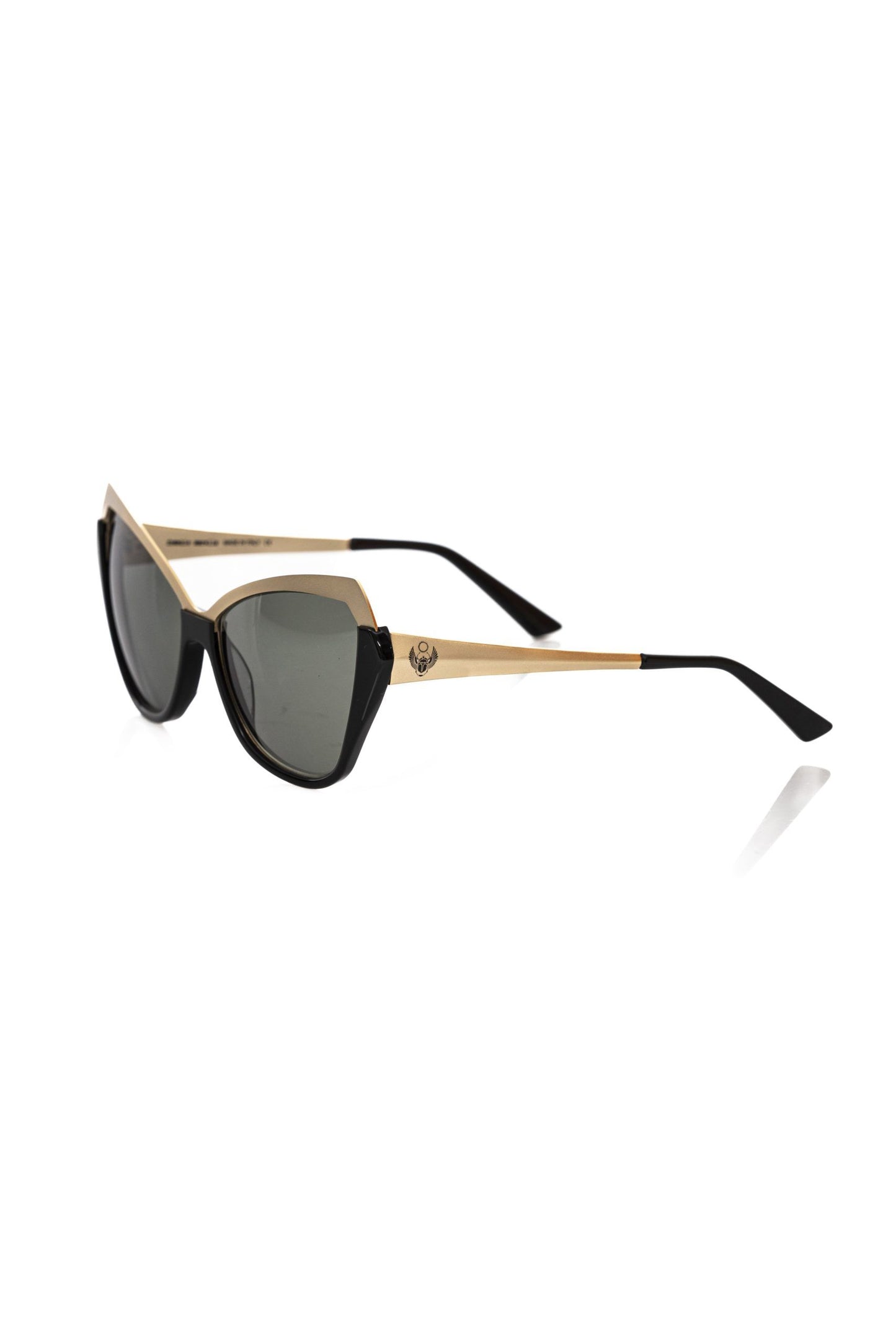 Frankie Morello Schicke zweifarbige Cat-Eye-Sonnenbrille