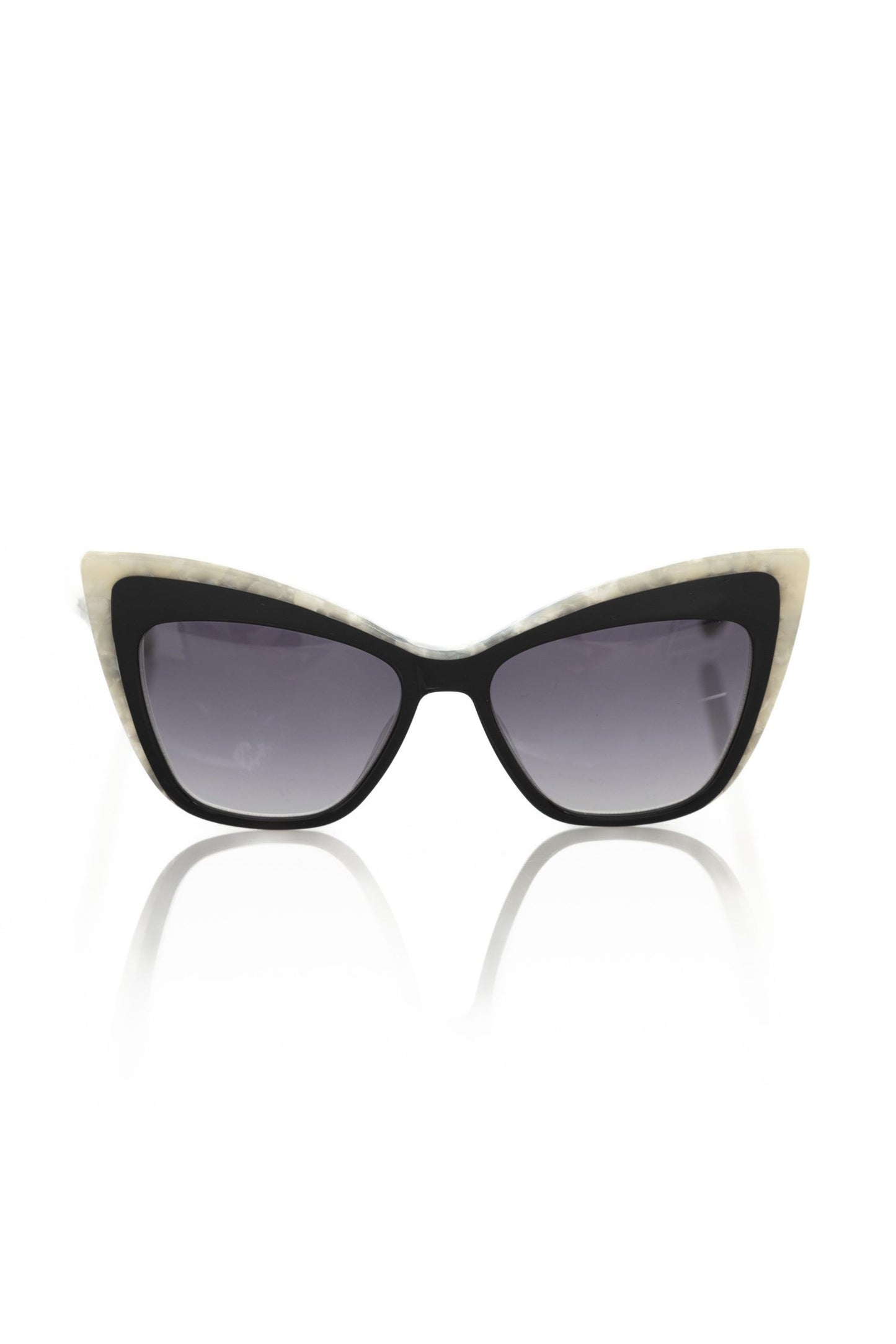 Frankie Morello Schicke Cat-Eye-Sonnenbrille mit Perlenakzenten