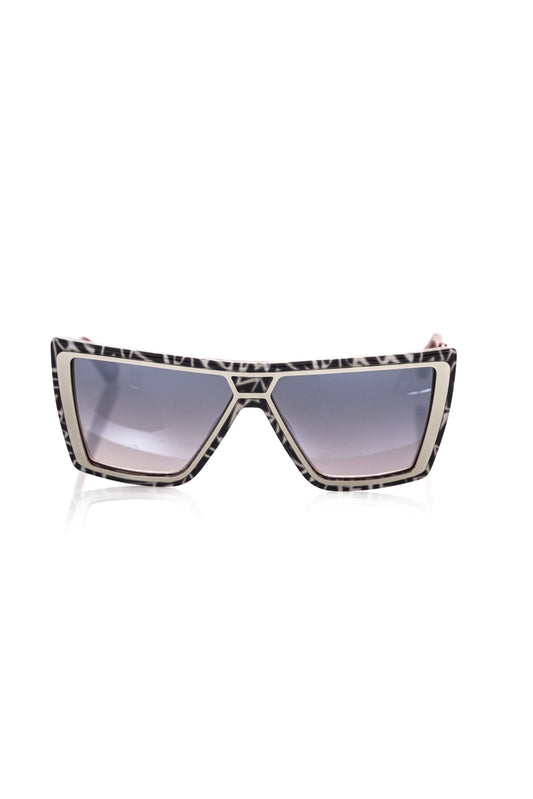 Frankie Morello Black Acetate Women Sunglass