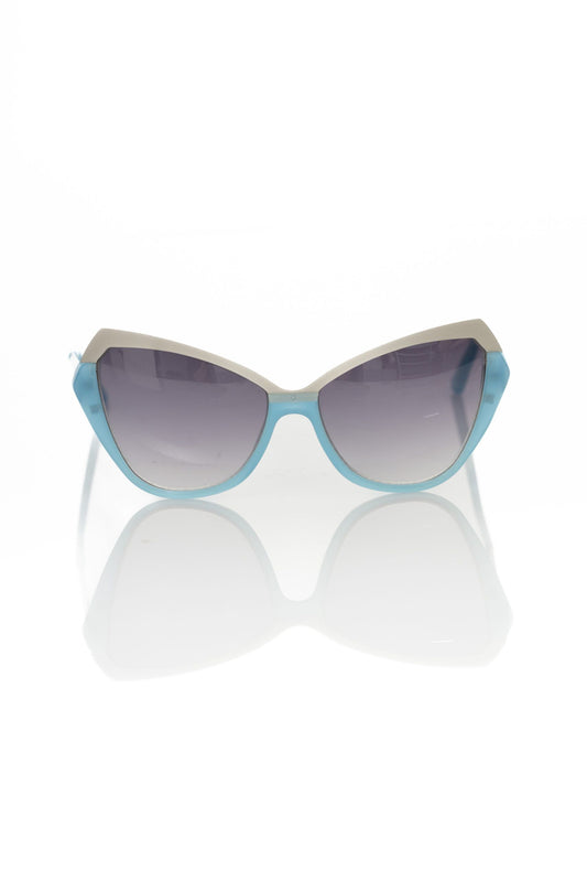 Frankie Morello Schicke Cat-Eye-Sonnenbrille mit metallischen Akzenten