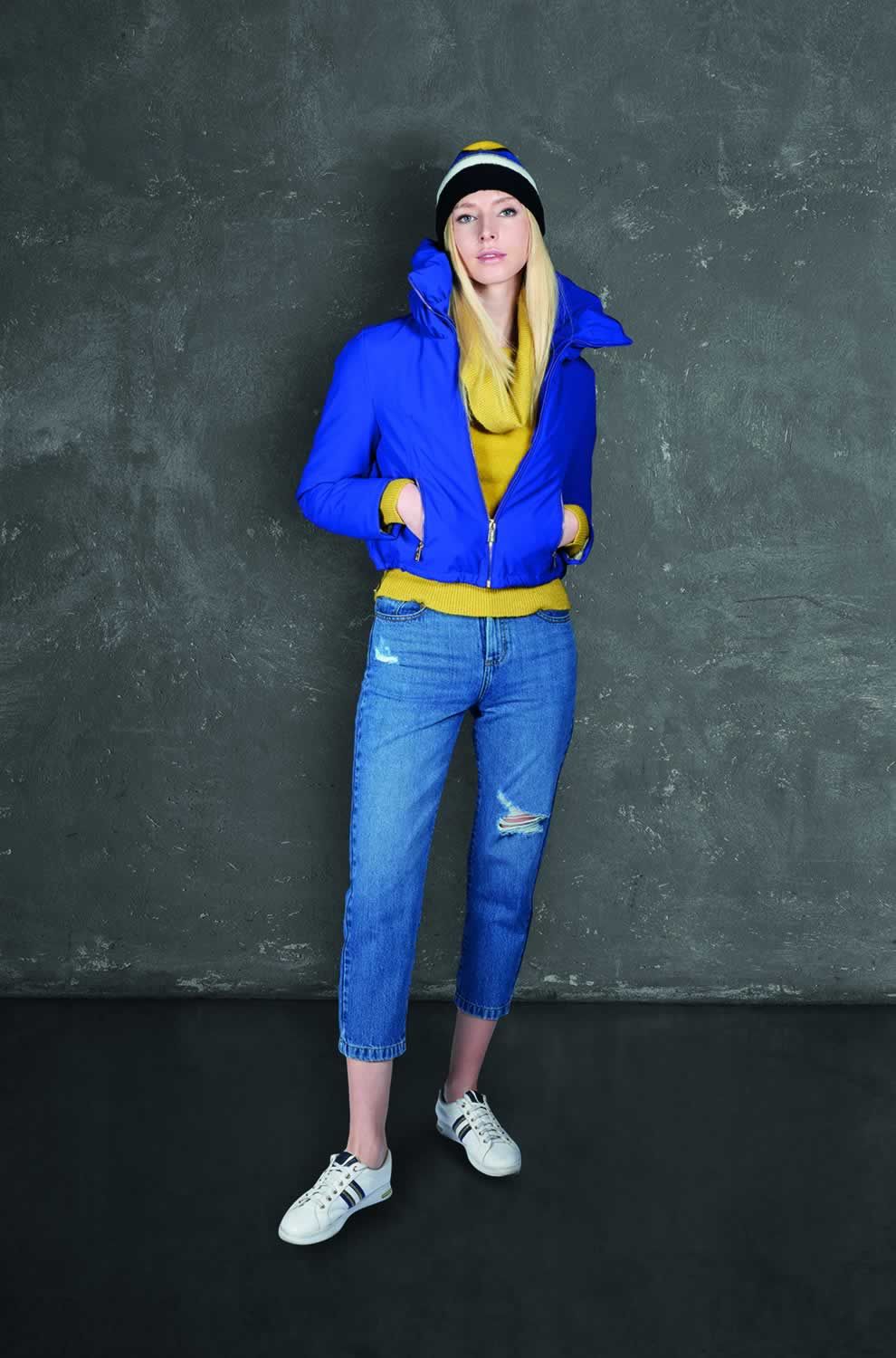 Yes Zee Blue Baumwolljeans und -hose