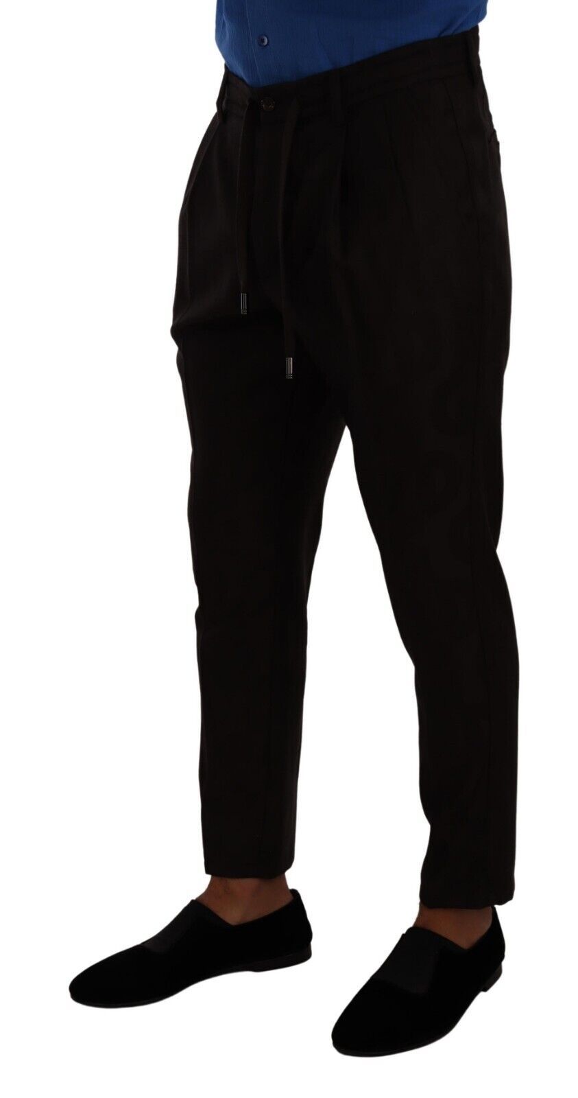 Dolce &amp; Gabbana Bordeaux Wool Men Skinny Trouser Pants