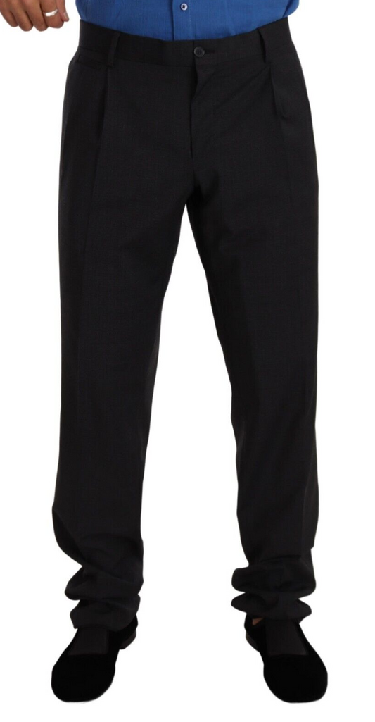 Dolce &amp; Gabbana Grey Dress Trouser VENTANNI Dress Pants