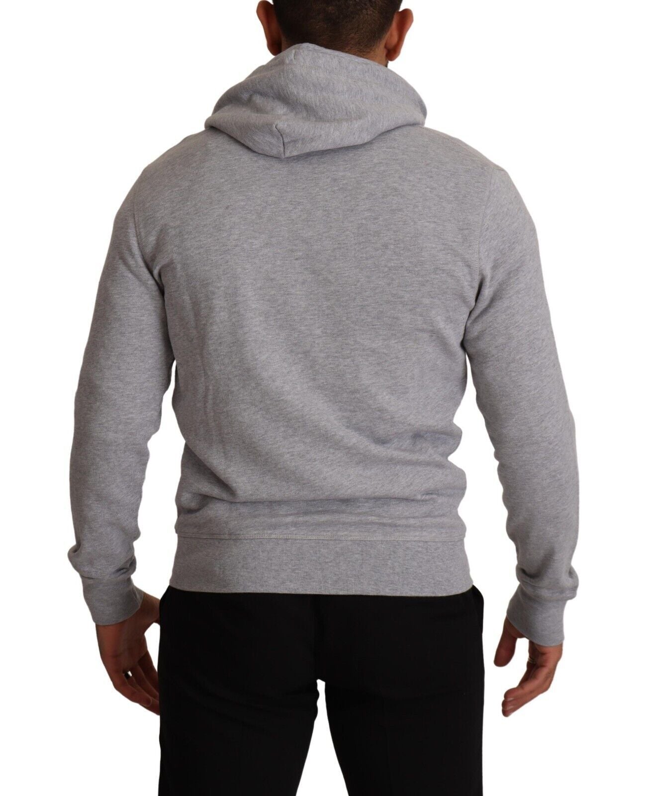 Hackett Grey Full Zip Hooded Cotton Sweatshirt Sweater