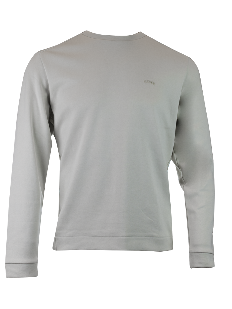 Hugo Boss Beige Baumwoll-Rundhals-Sweatshirt