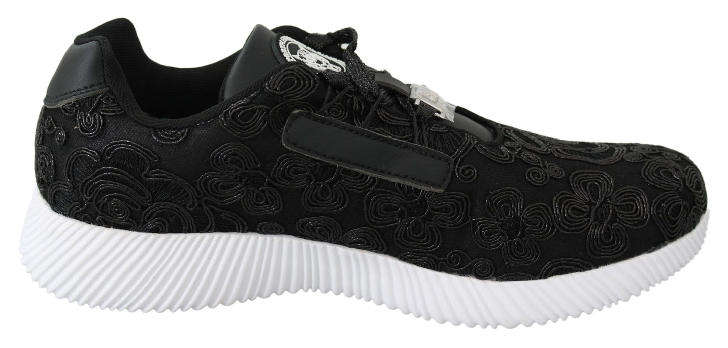 Plein Sport Runner Joice Sneakers aus schwarzem Polyester