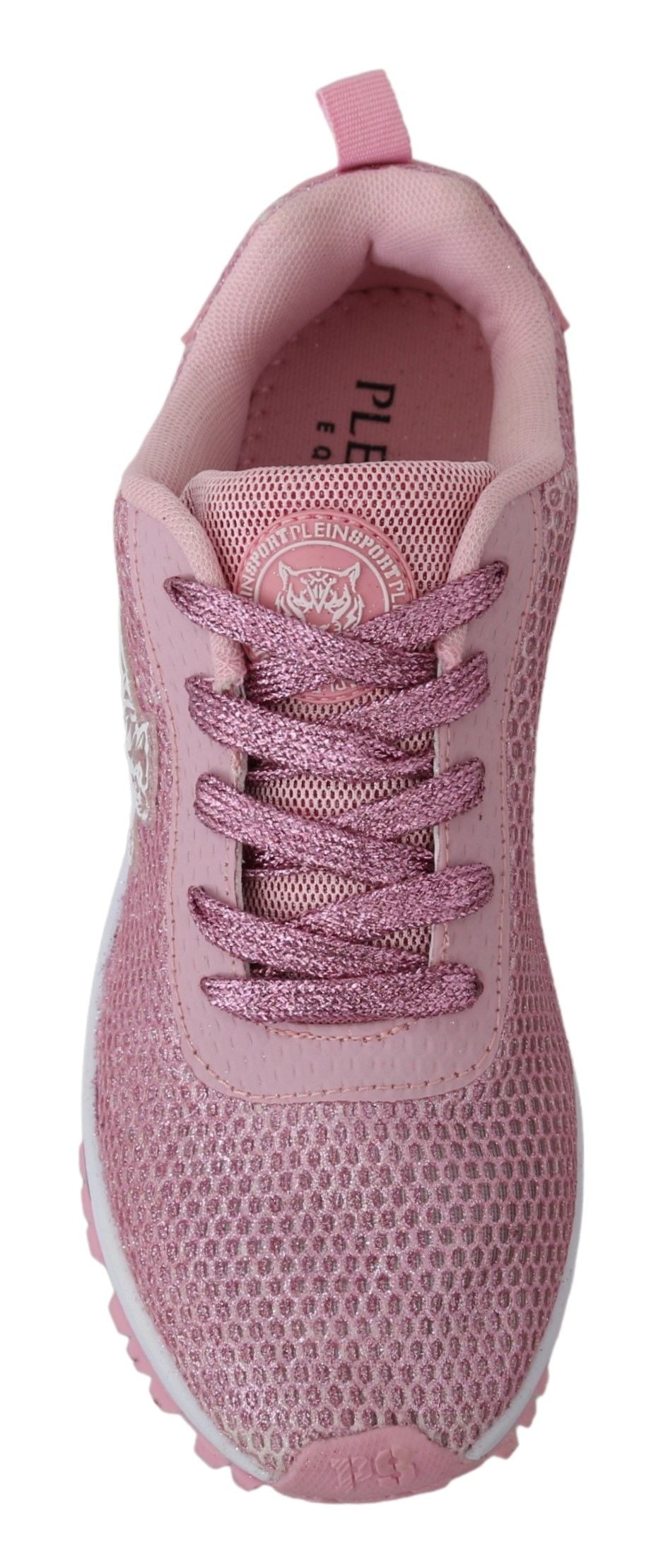 Plein Sport Pink Blush Polyester Gretel Sneakers Schuhe