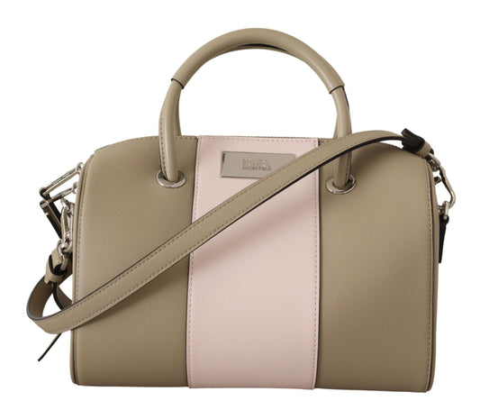 Karl Lagerfeld Sage Green Polyurethane Shoulder At Handbag