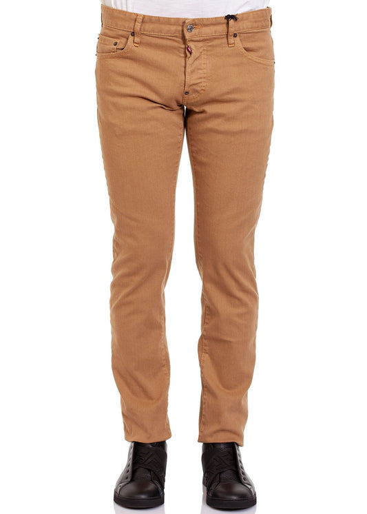 Dsquared² Brown Cotton Jeans at Pant