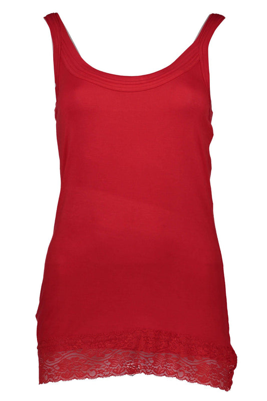 Silvian Heach Red Cotton Women Top