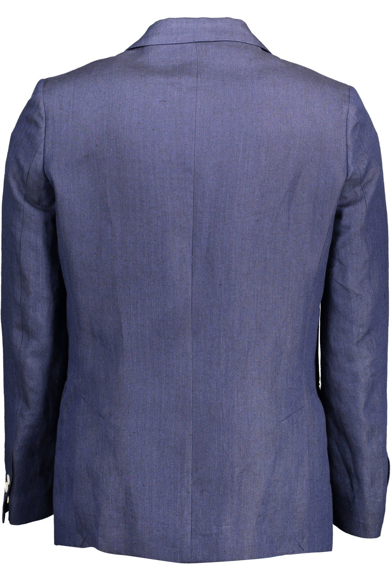 Gant Blue Linen Men Jacket