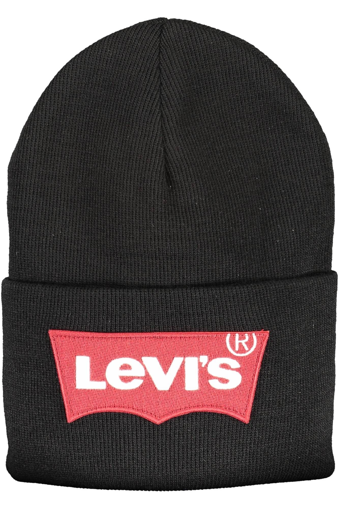 Levi's Black Acrylic Men Cap