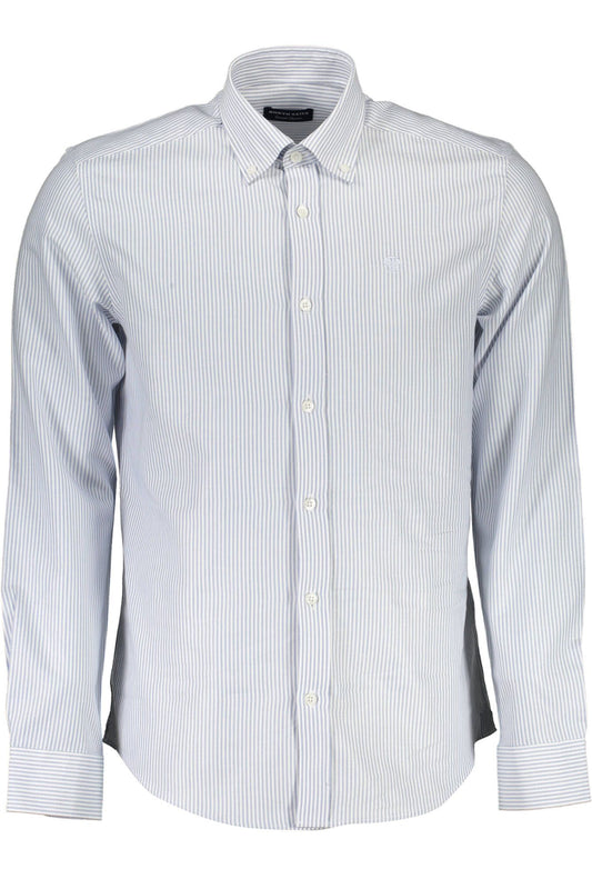 North Sails Light Blue Cotton Men Shirt