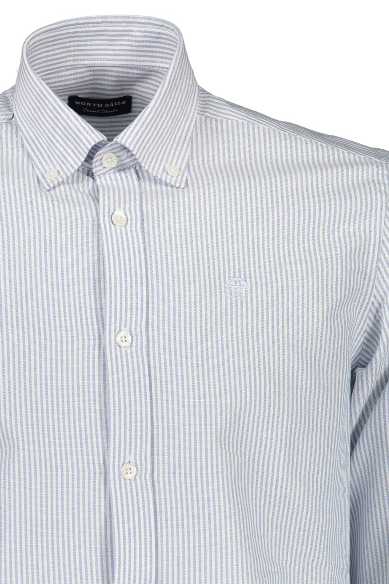 North Sails Light Blue Cotton Men Shirt