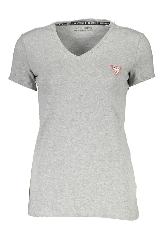 Guess Jeans Eco-Conscious V-Neck Logo Tee