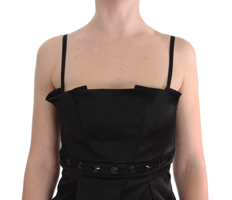 Exte Schwarze Tanktop-Bluse für Partys und Abende