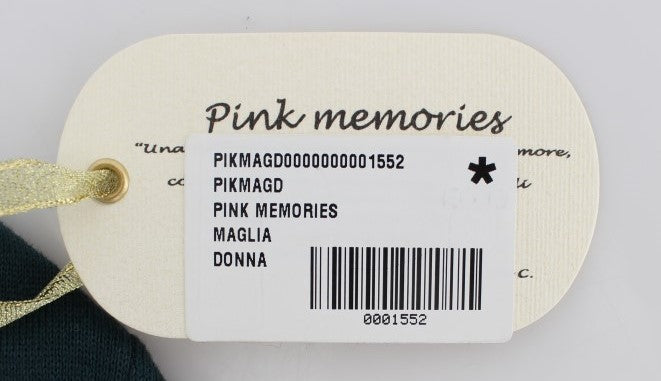 PINK MEMORIES Grüner Cardigan mit Knöpfen