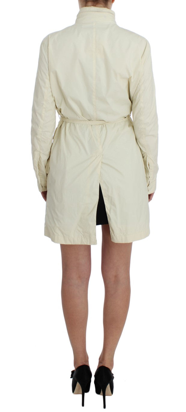 PAROSH Beige Weather Proof Trench Jacket Coat