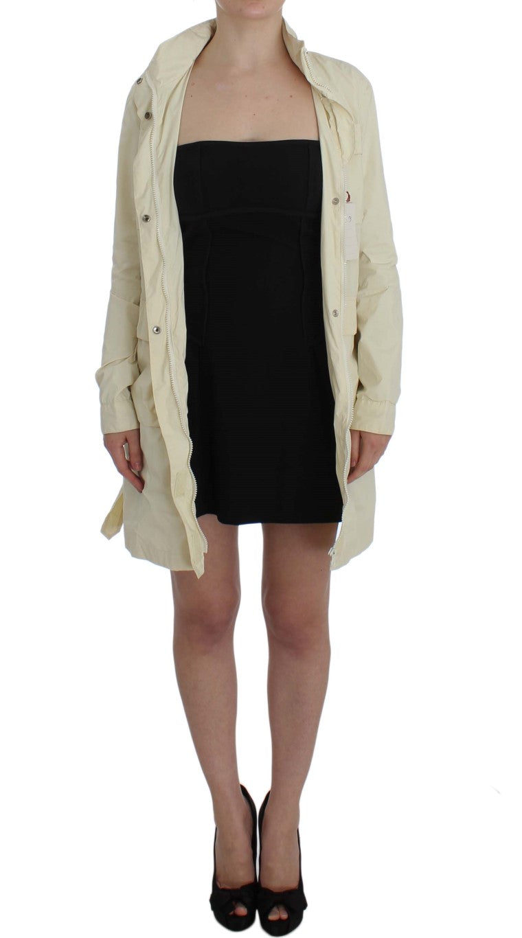 PAROSH Beige wetterfester Trenchcoat