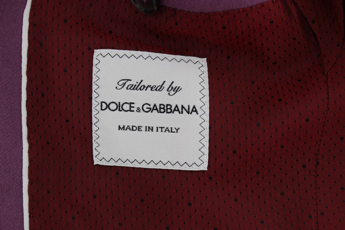 Dolce &amp; Gabbana Lila Kaschmir-Slim-Fit-Blazerjacke