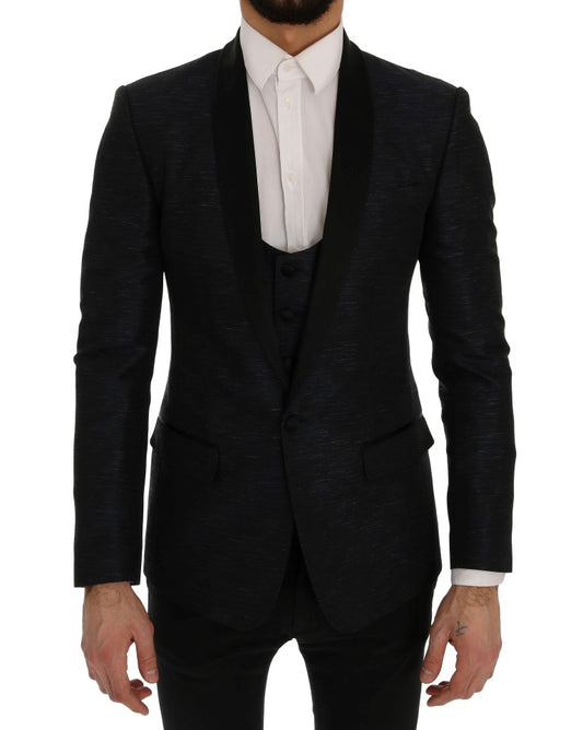 Dolce &amp; Gabbana Blue MARTINI Slim 2 Piece Blazer