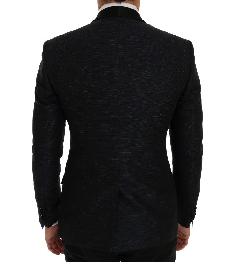 Dolce &amp; Gabbana Blue MARTINI Slim 2-teiliger Blazer