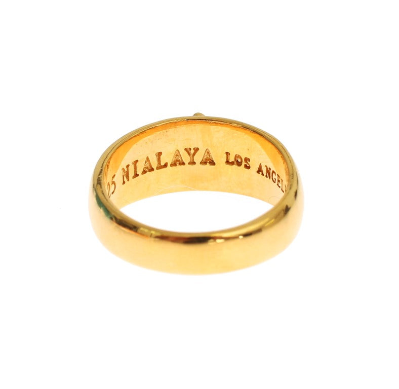 Nialaya-Ring aus vergoldetem 925er-Silber