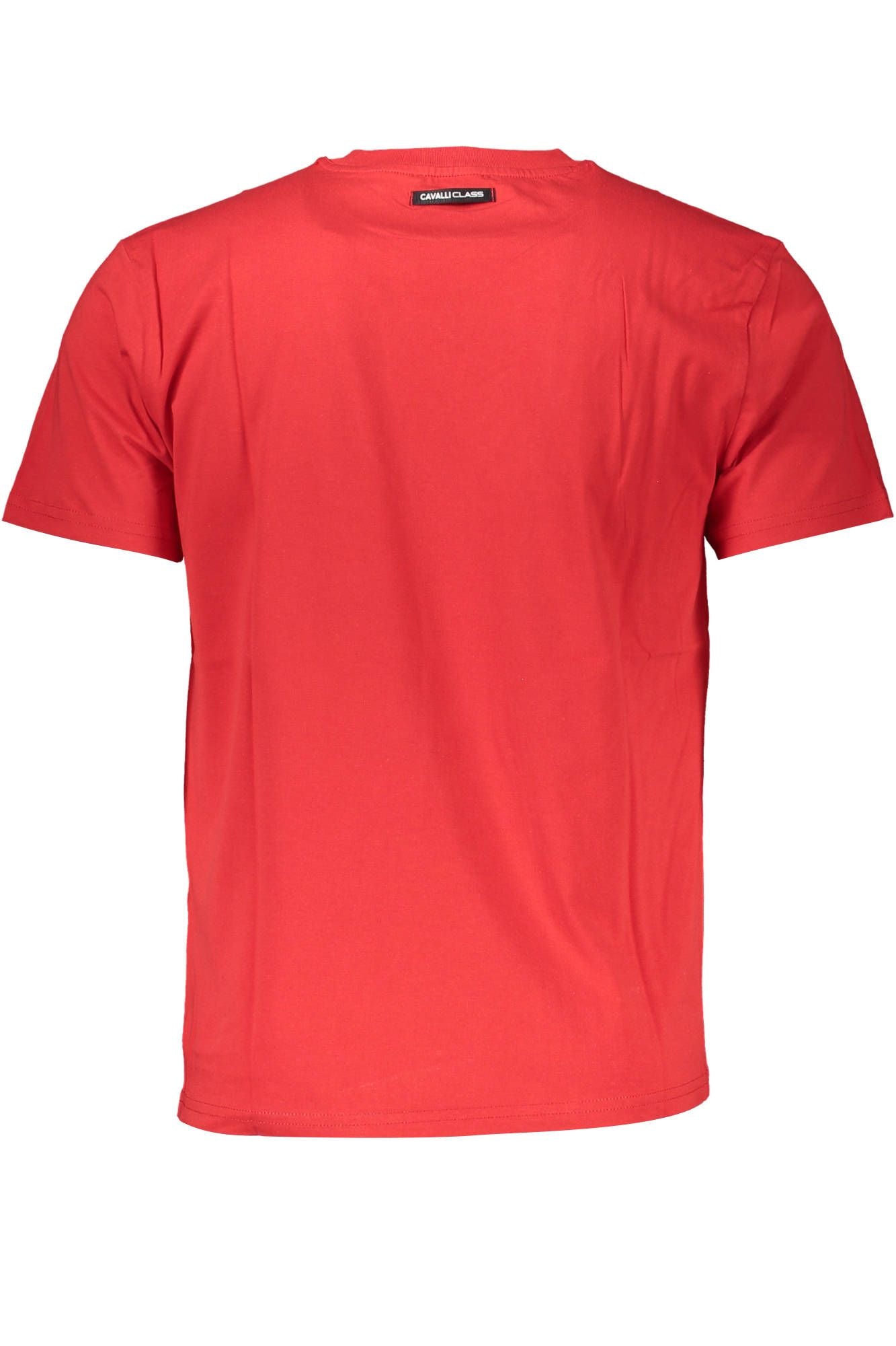 Cavalli Class Red Cotton Men T-Shirt