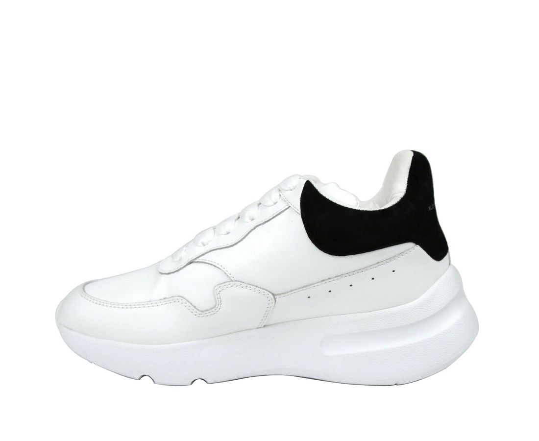 Alexander McQueen Alexander McQueen Damen-Sneaker aus weißem Leder und Wildleder