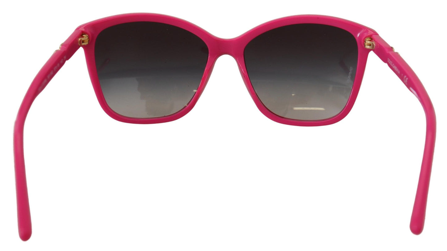 Dolce &amp; Gabbana Damen-Sonnenbrille DG4170M mit rosa Acetatrahmen und runden Sonnenbrillen