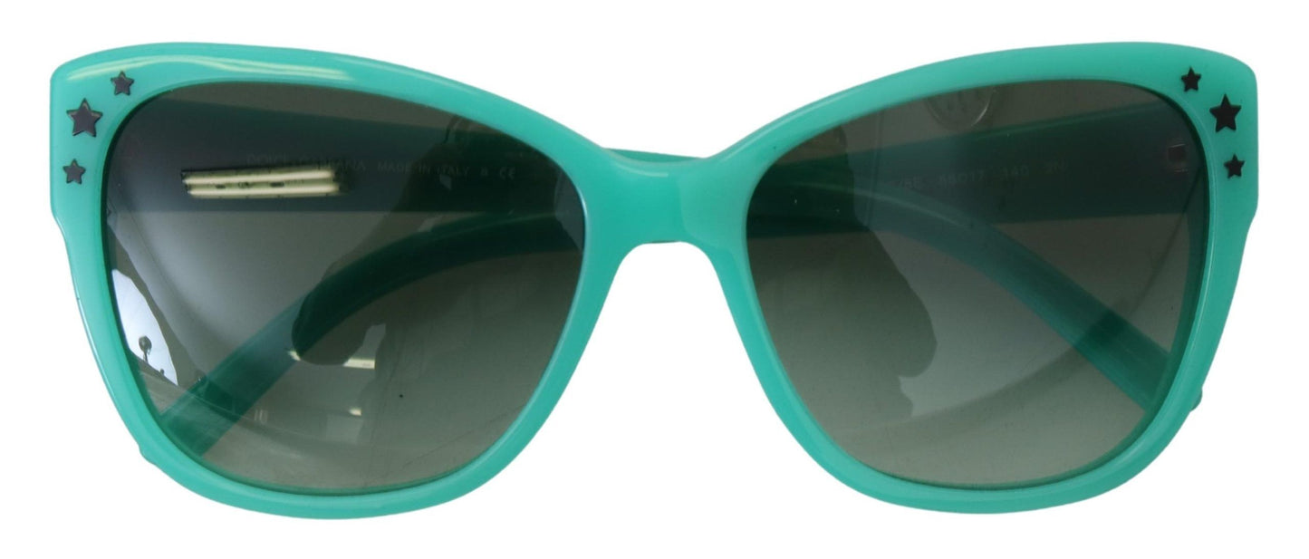 Dolce &amp; Gabbana Green Stars Acetat Square Shades DG4124 Sonnenbrille