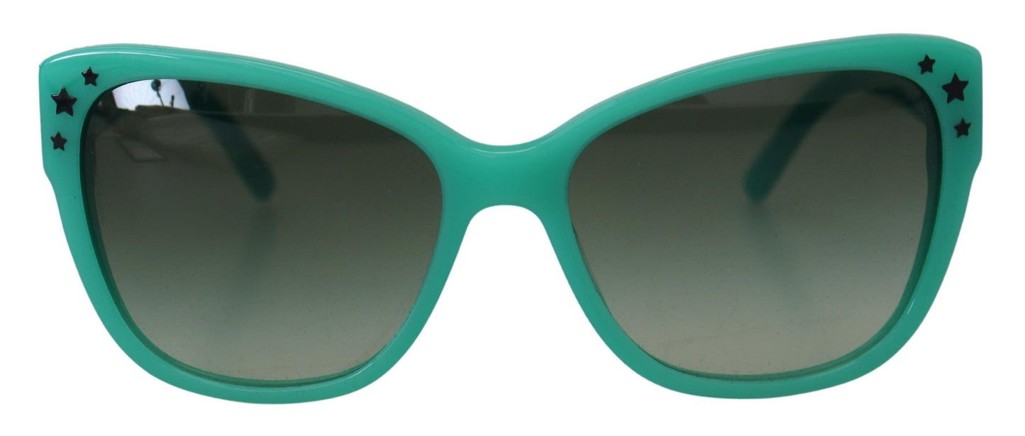 Dolce &amp; Gabbana Green Stars Acetat Square Shades DG4124 Sonnenbrille