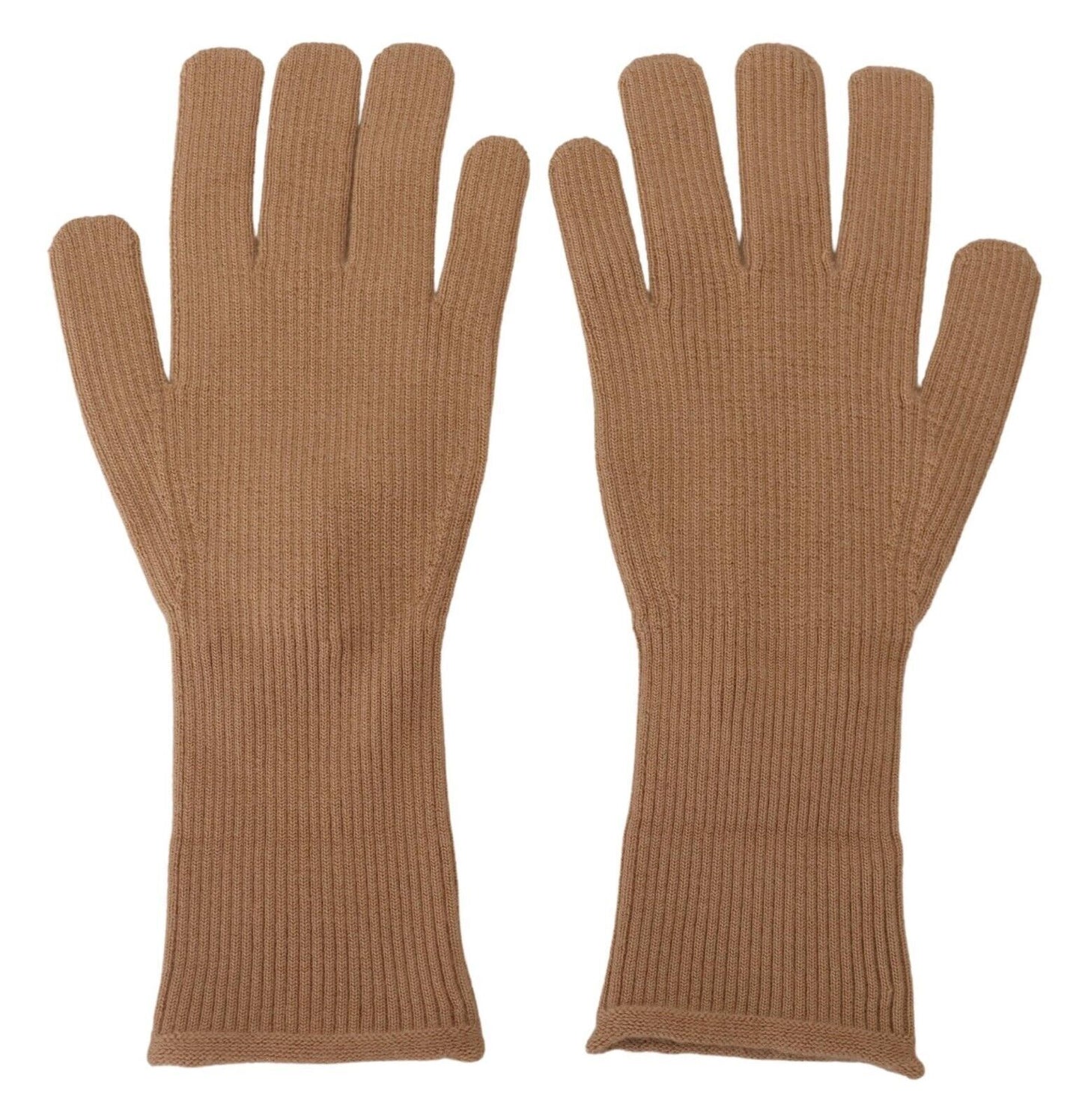 Dolce &amp; Gabbana Beige Kaschmir-Strickhandschuhe für Herren