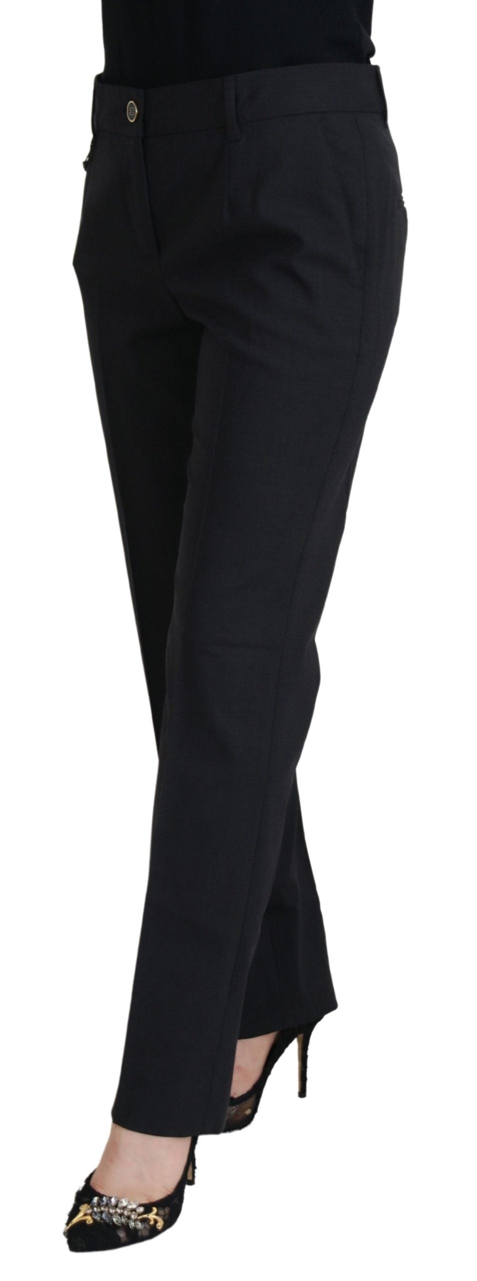 Dolce &amp; Gabbana Grey Women Formal Tapered Pants