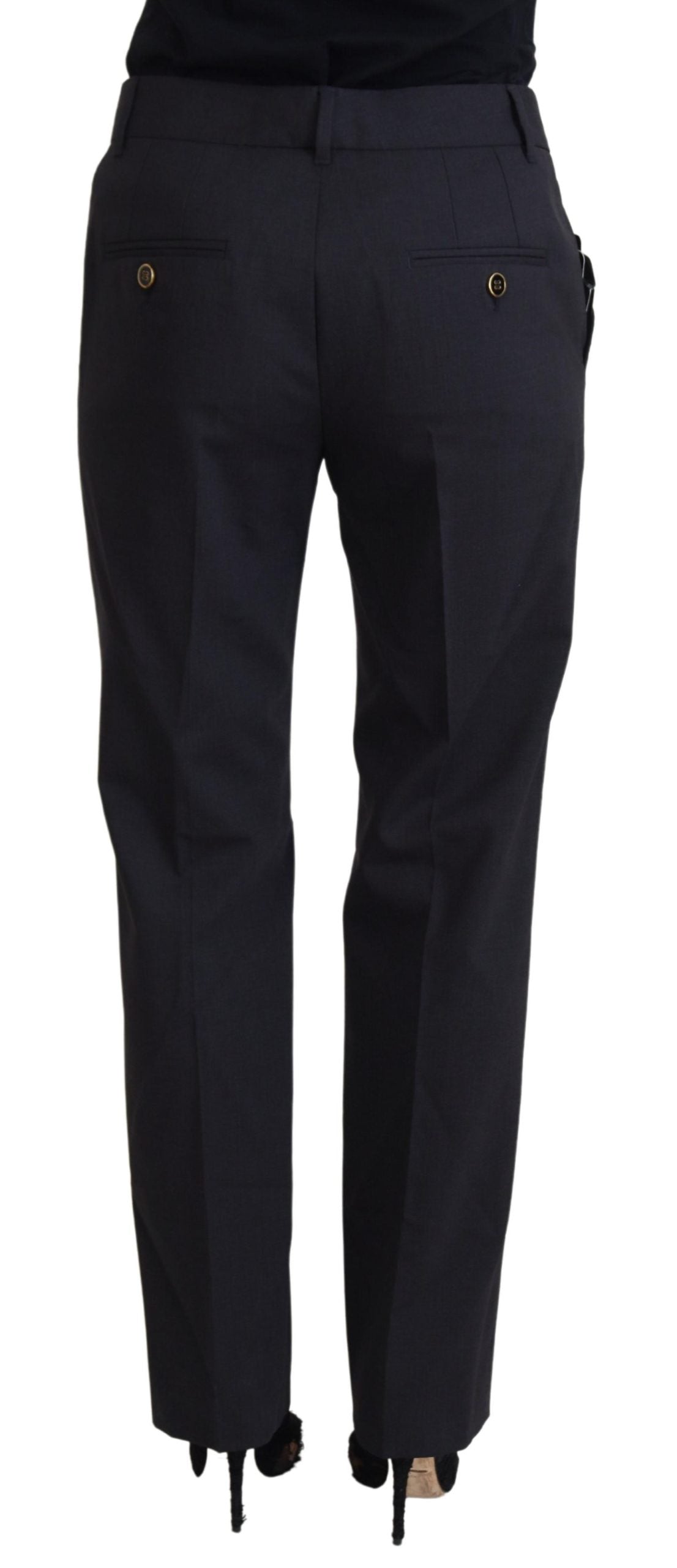 Dolce &amp; Gabbana Grey Women Formal Tapered Pants