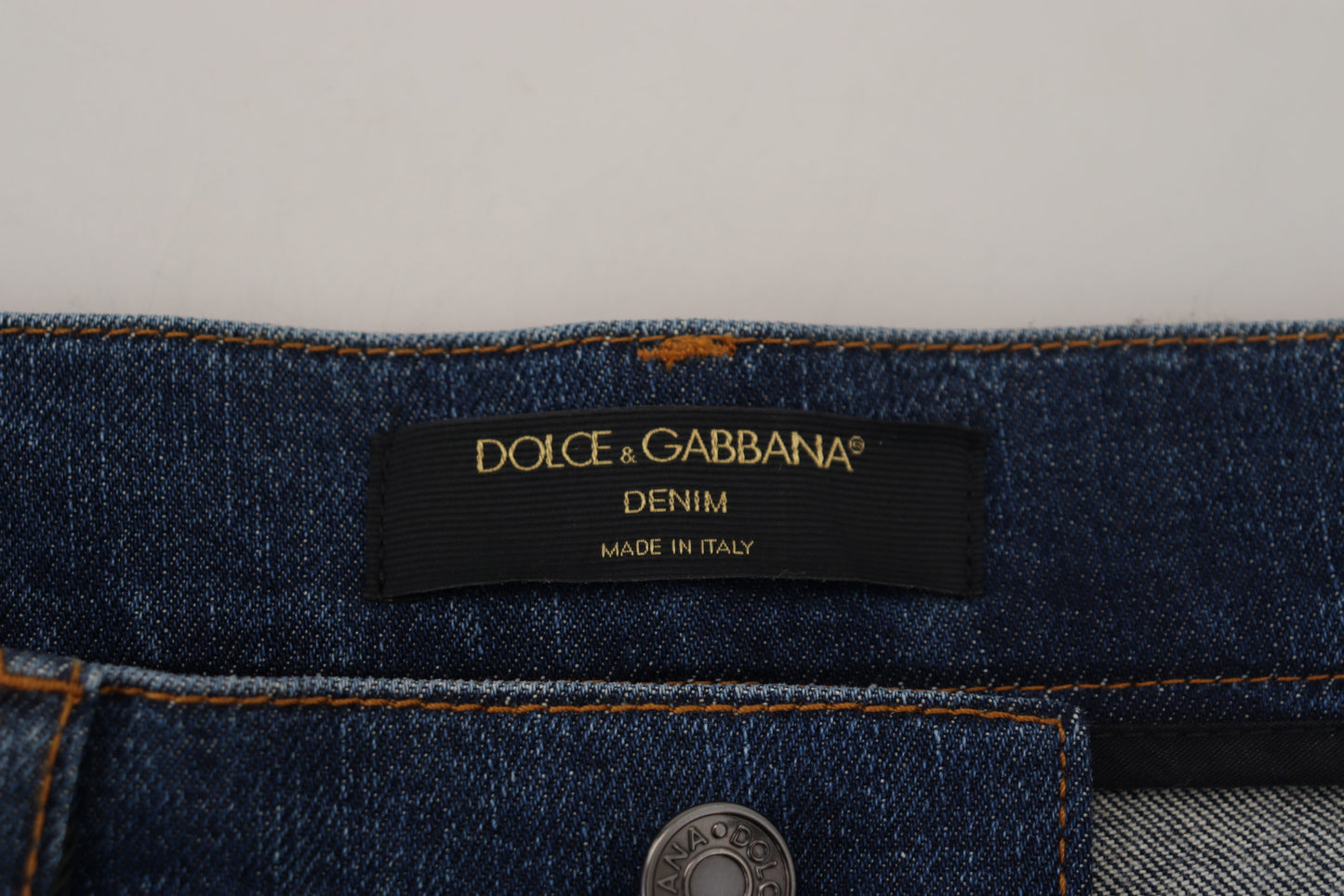 Dolce &amp; Gabbana Black Floral Lace Front Skinny Denim Jeans