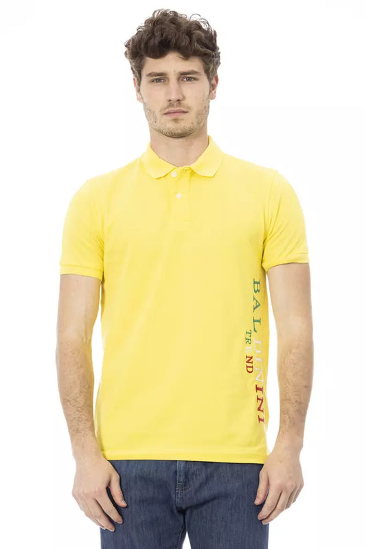 Baldinini Trend Sunny Yellow besticktes Polo