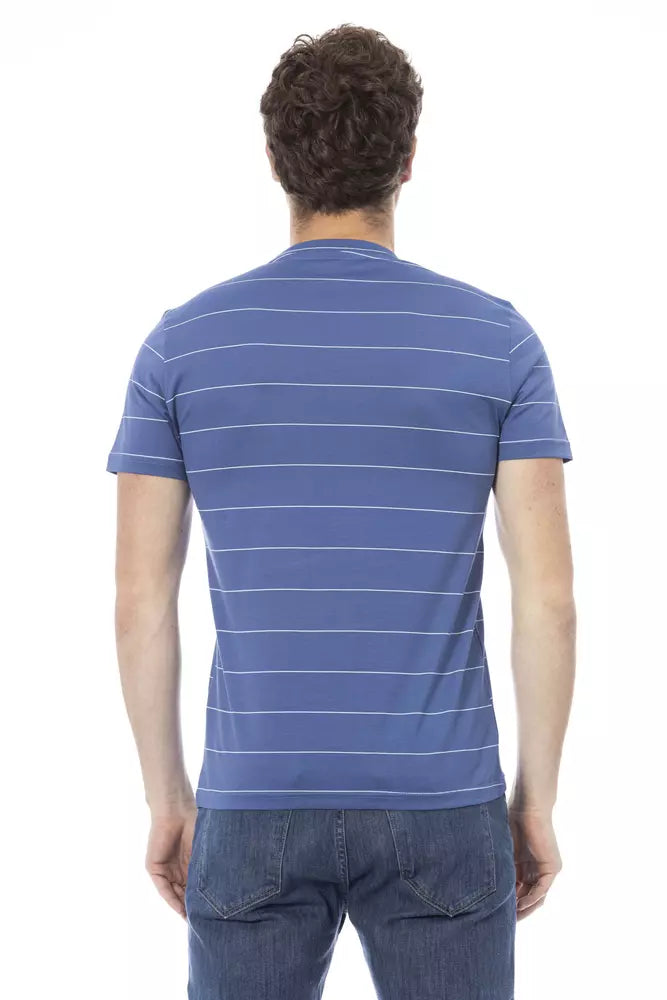 Baldinini Trend Blue Cotton Men T-Shirt