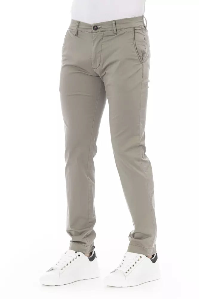 Baldinini Trend Elegante beige Chinohose für Herren