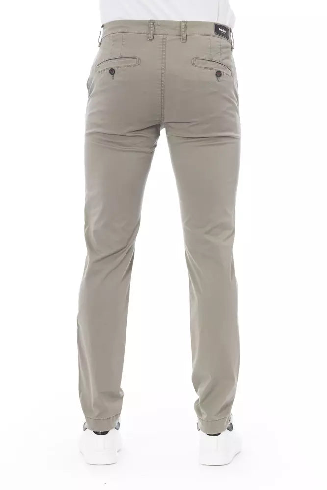 Baldinini Trend Elegante beige Chinohose für Herren