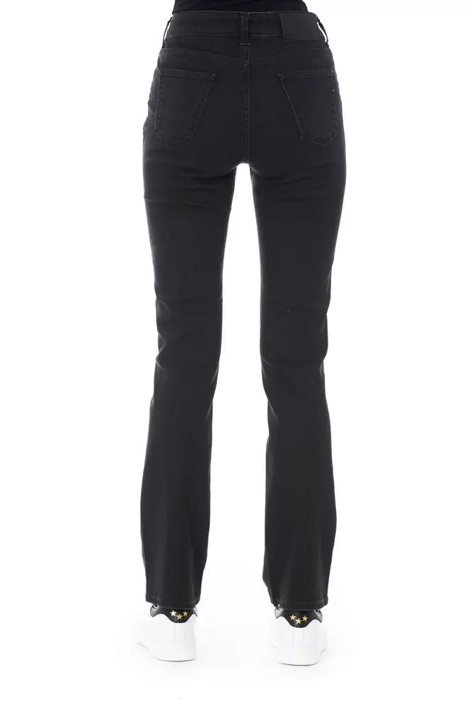 Baldinini Trend Black Cotton Women Jeans