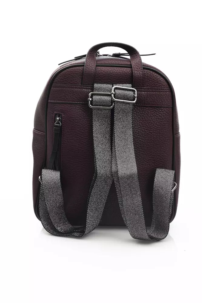 Cerruti 1881 Eleganter roter Polyethylen-Rucksack