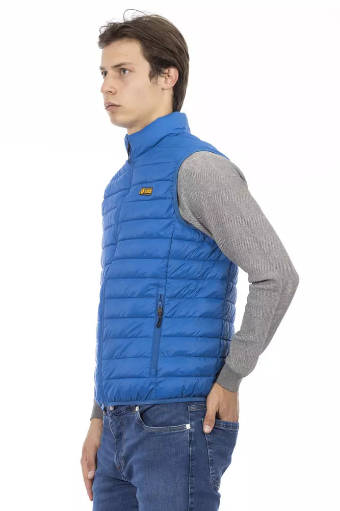 Ciesse Outdoor ärmellose blaue Daunenjacke mit Metallreißverschluss-Detail