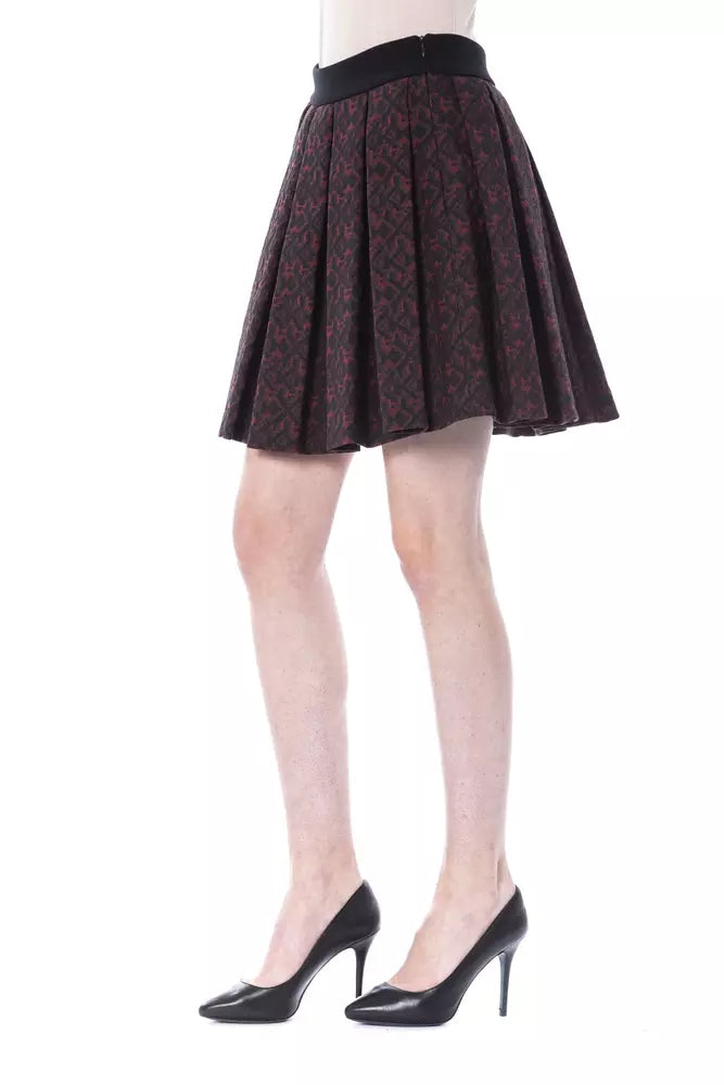 BYBLOS Chic Tulip-Inspired Short Skirt sa Elegant Brown