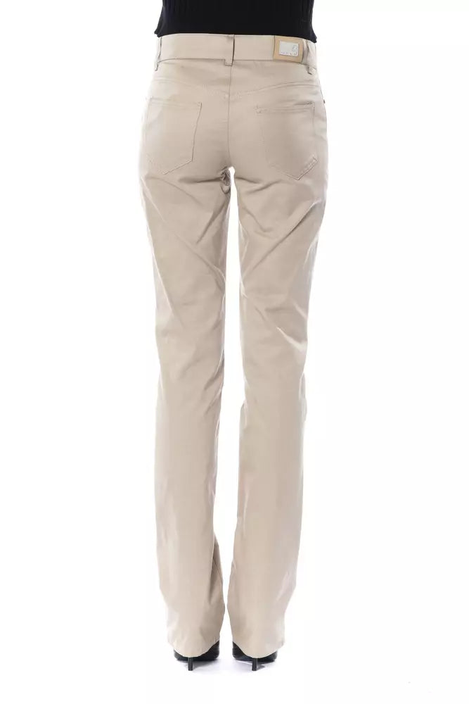 BYBLOS Beige Baumwolljeans und -hose