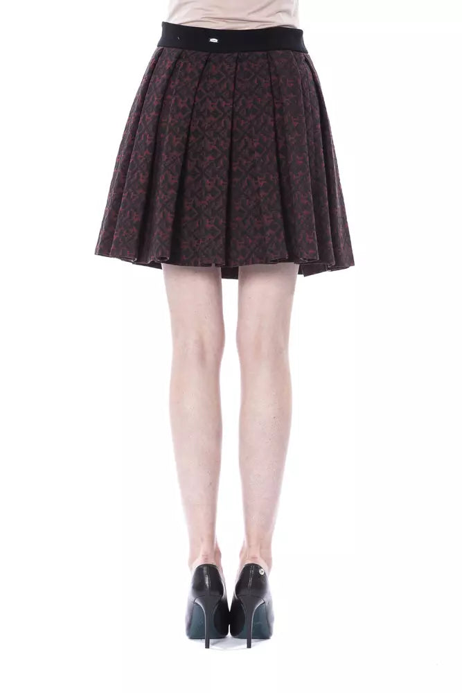 BYBLOS Chic Tulip-Inspired Short Skirt sa Elegant Brown