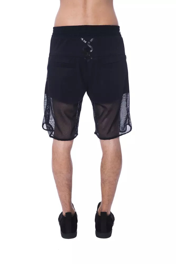 Nicolo Tonetto Chic transparente Akzent-Logo-Shorts