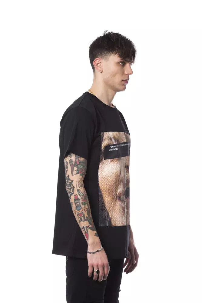 Nicolo Tonetto Schickes Baumwoll-T-Shirt mit Rundhalsausschnitt und elegantem Aufdruck